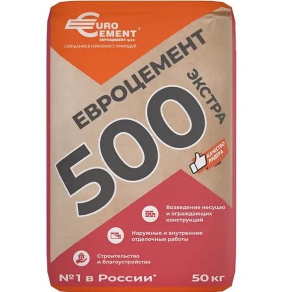 Евроцемент М500 50кг